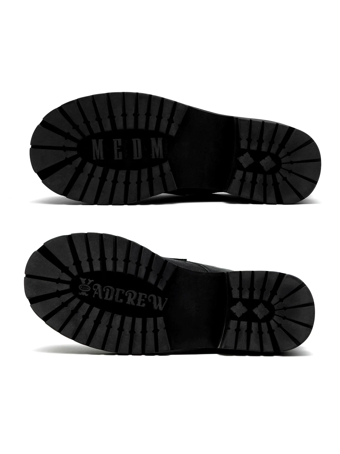 Strap Detail Chunky Sole Derby Shoes - Skipkicks