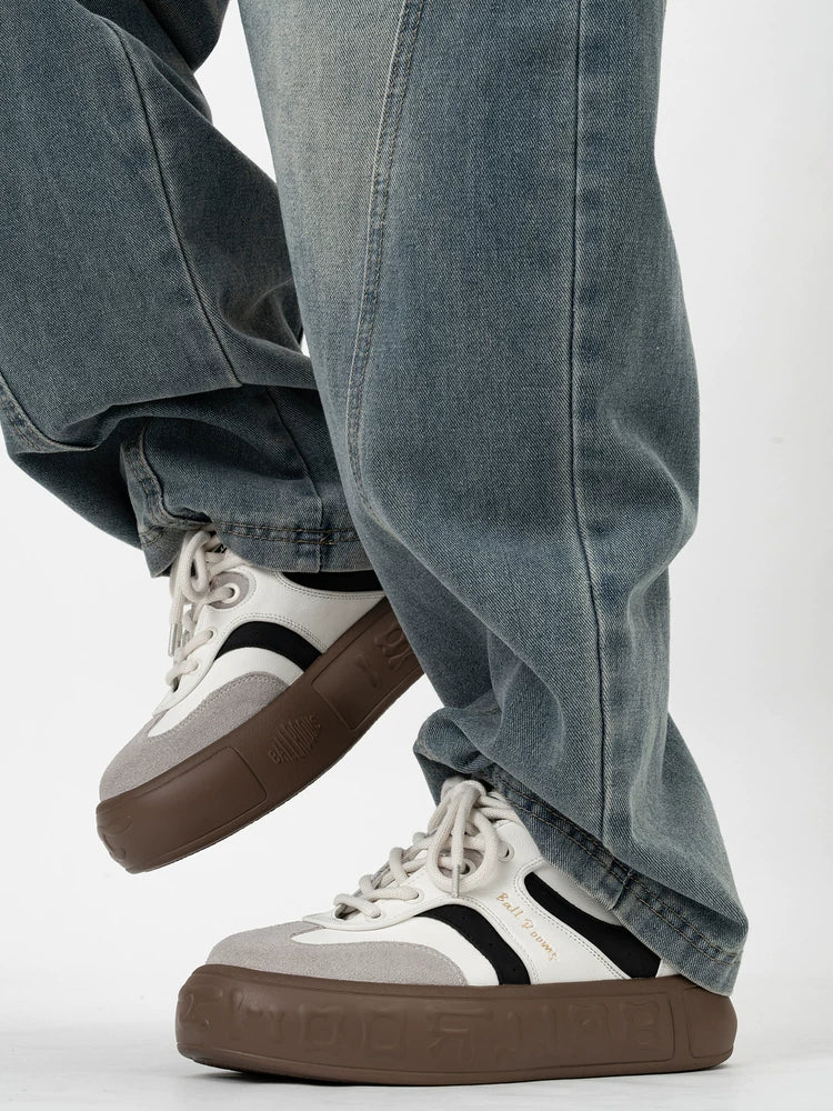 Sandstone Block Sole Sneakers