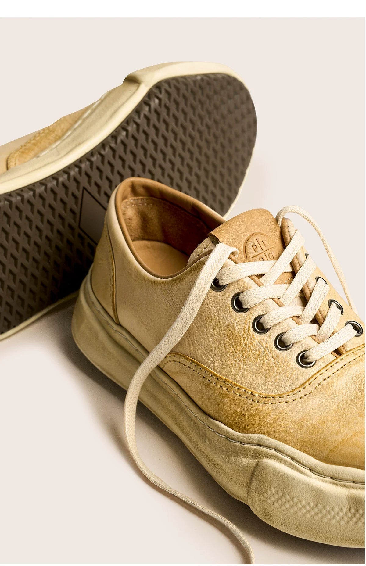 Distressed Washed Sneakers Retro Dissolved Shoes - Skipkicks