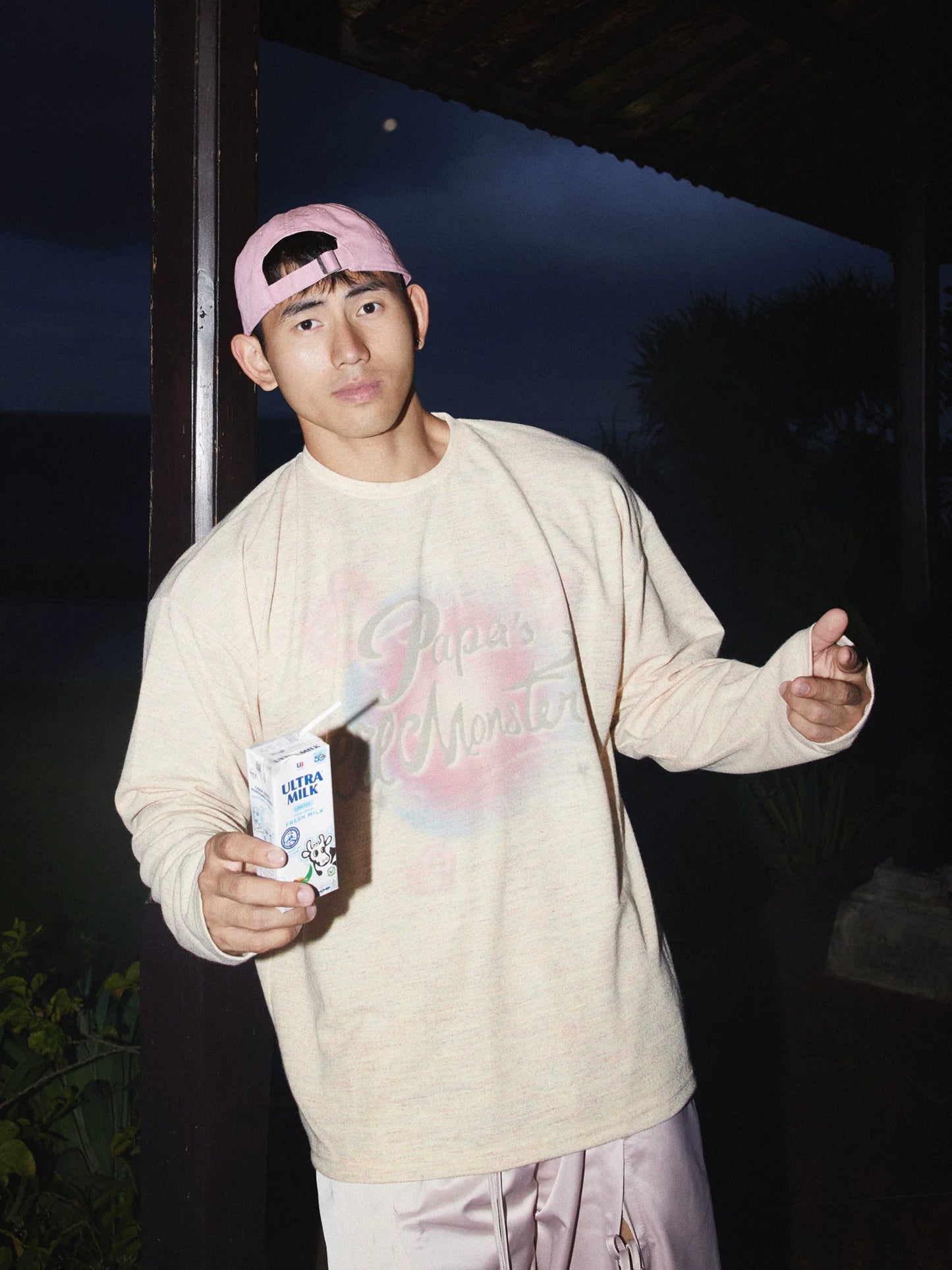 Pastelfade Graphic Long Sleeve Tee