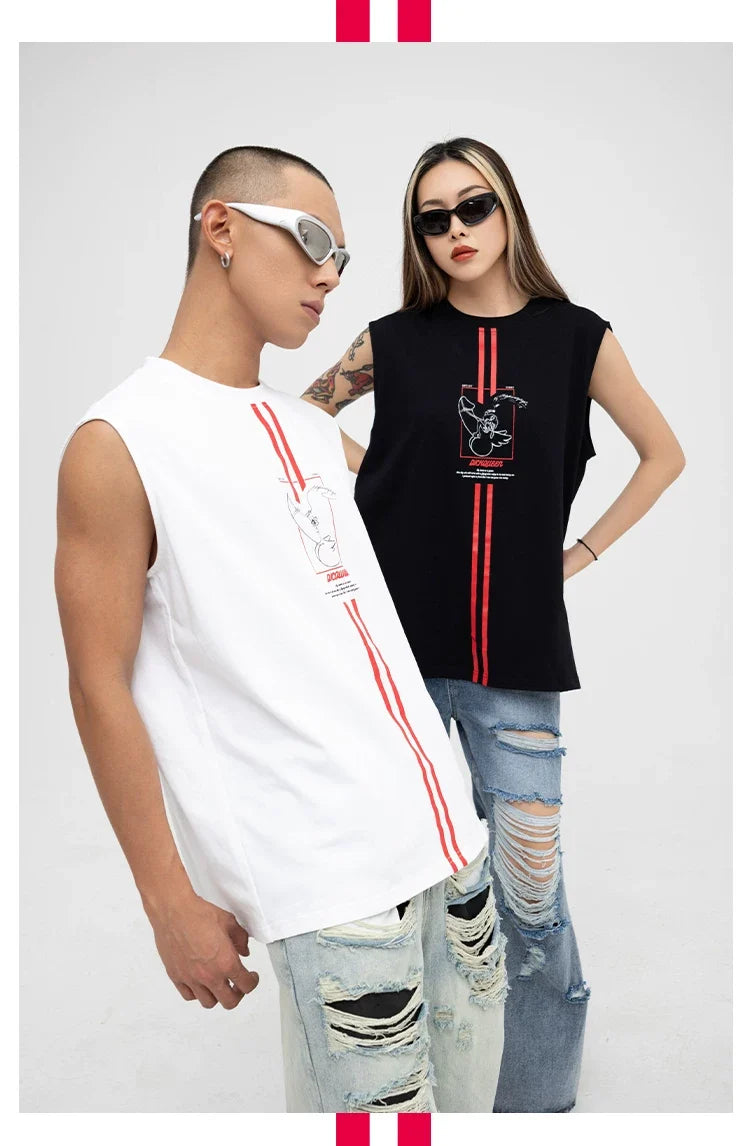 Redline Cowboy Graphic Sleeveless Tee