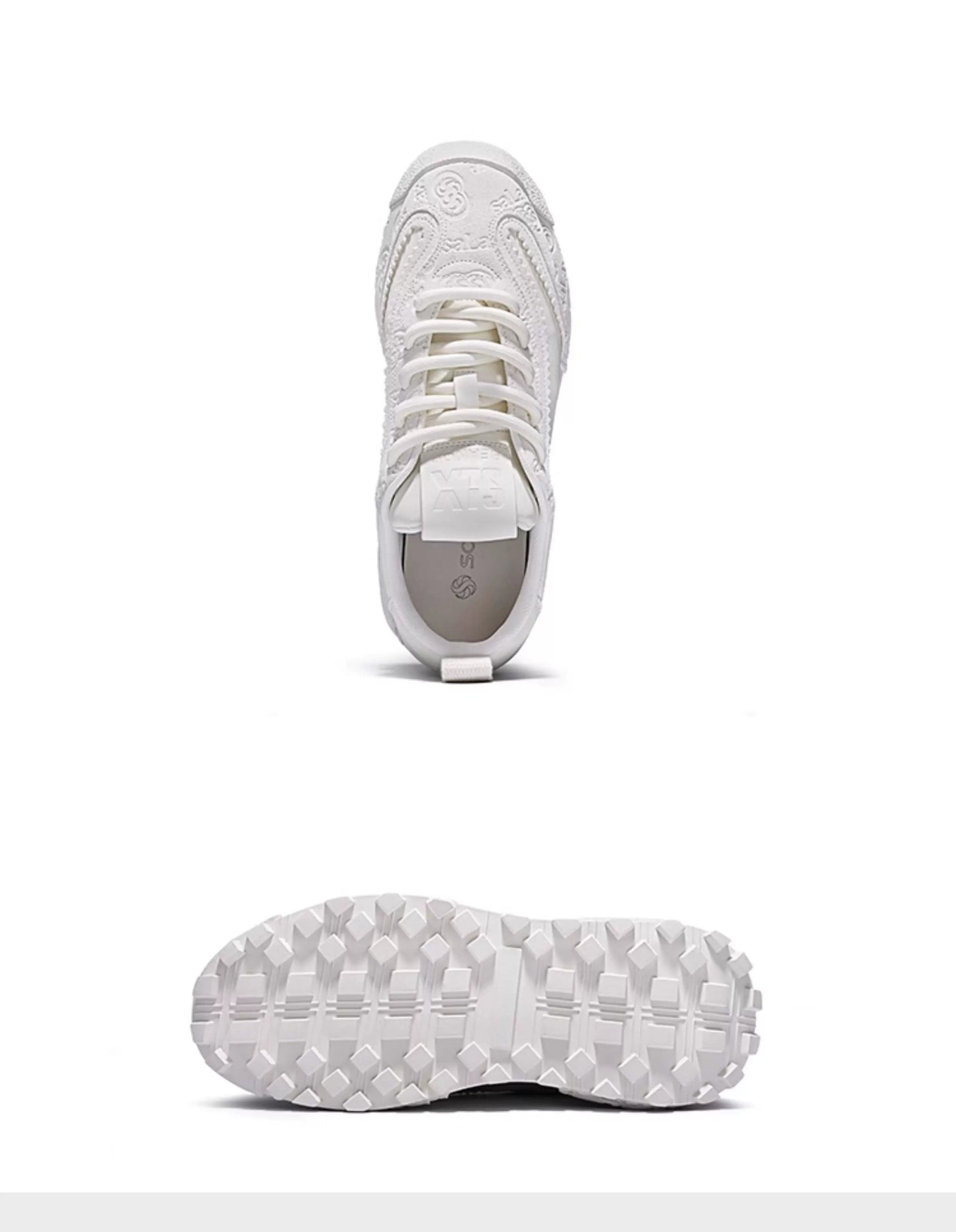 LuxeTrail Embossed Sneakers - Skipkicks