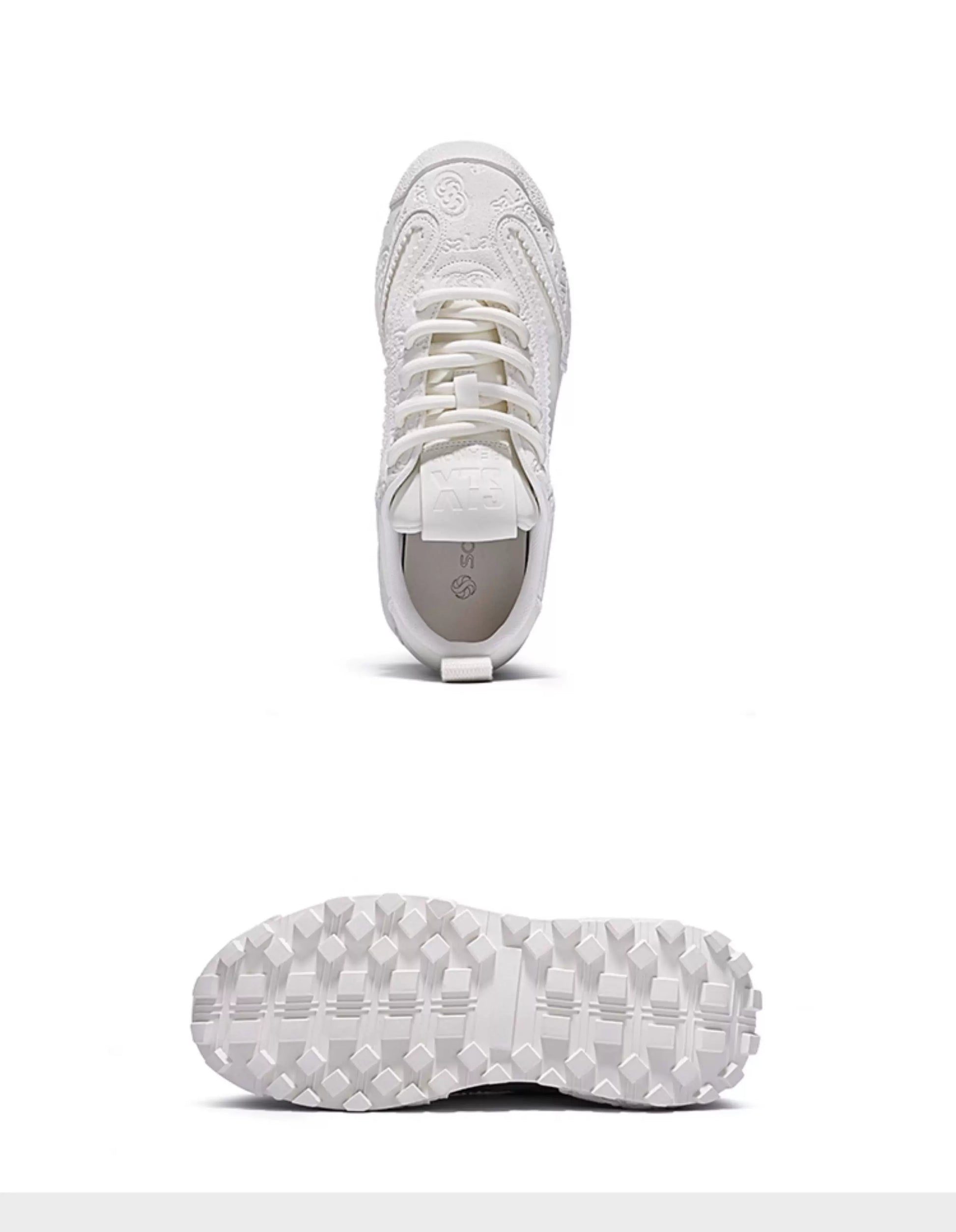 LuxeTrail Embossed Sneakers - Skipkicks