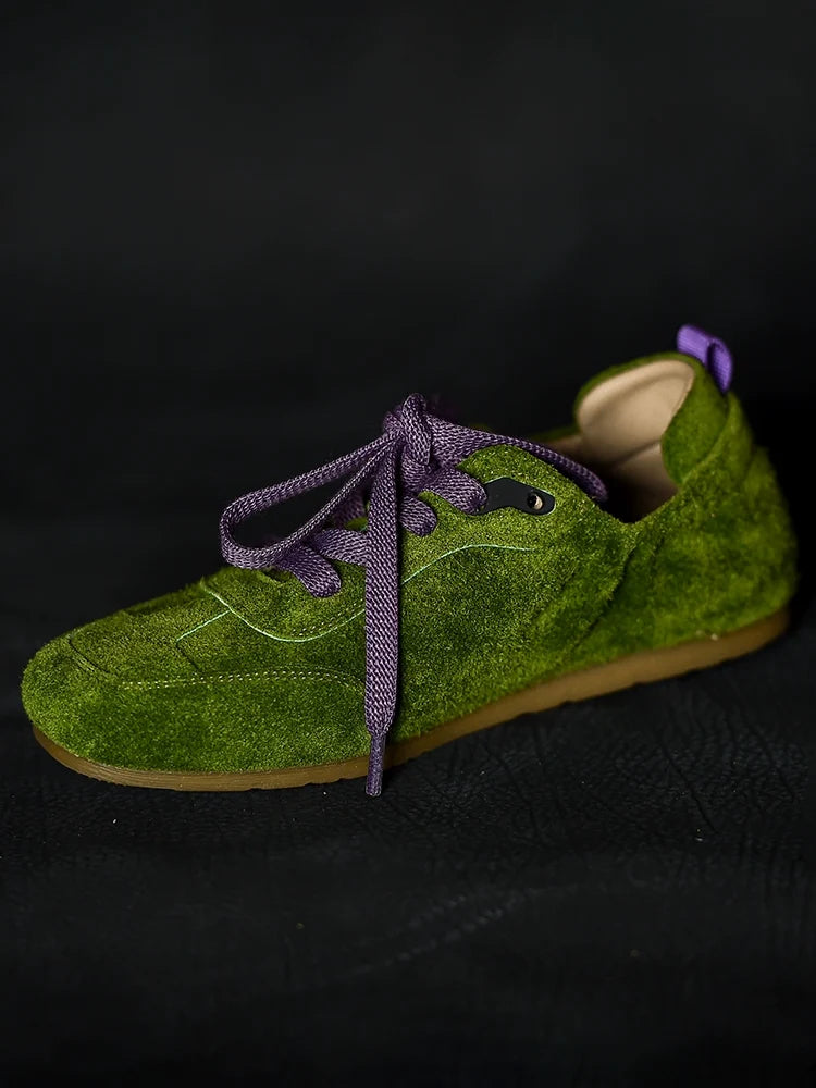 Moss Velvet Fusion Sneaker - Skipkicks