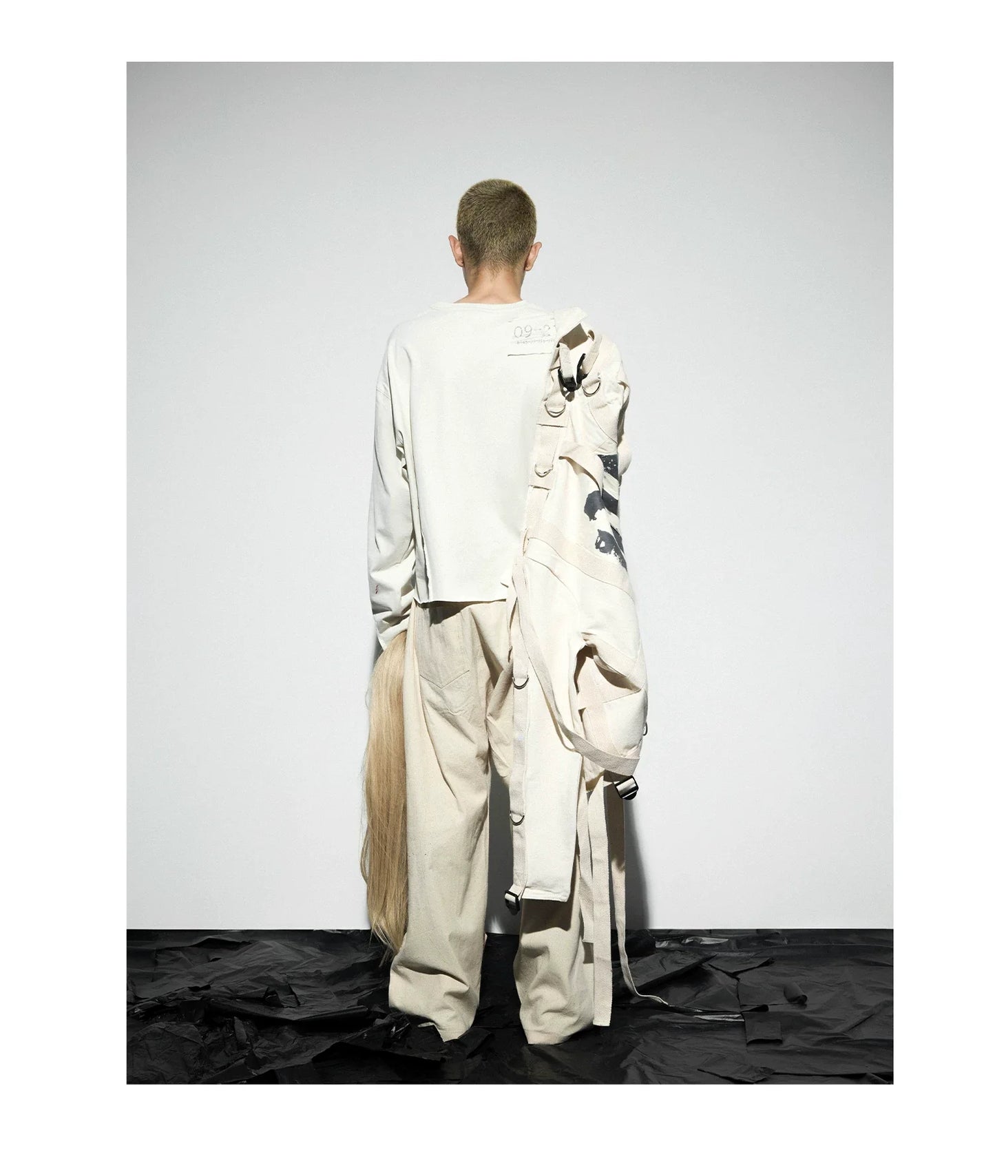 Cross Redemption Pinched Pleat Long Sleeve Tee