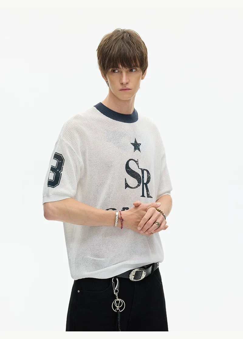 Star Savior Mesh Varsity Tee