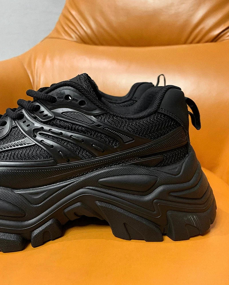 Obsidian Surge Hyper-Stack Sneakers - Skipkicks