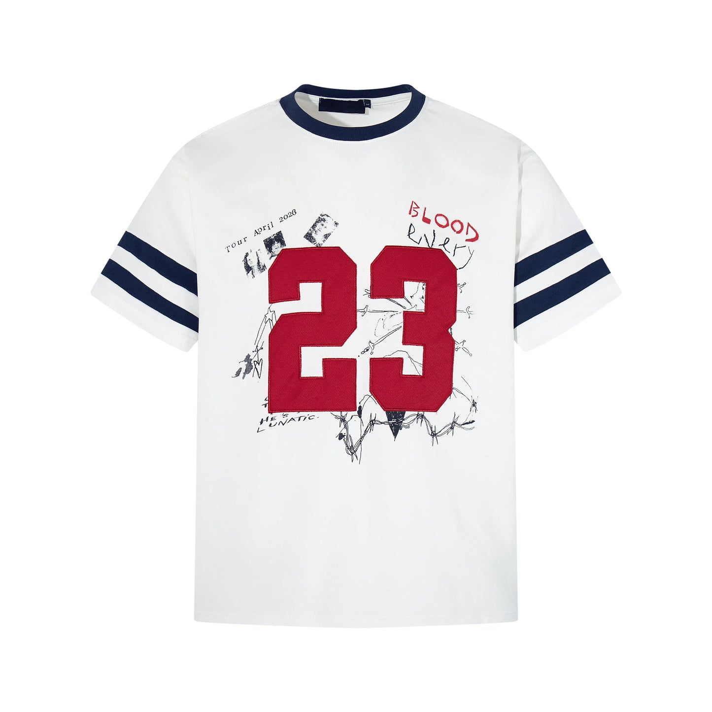 Blood Tour 23 Varsity Tee