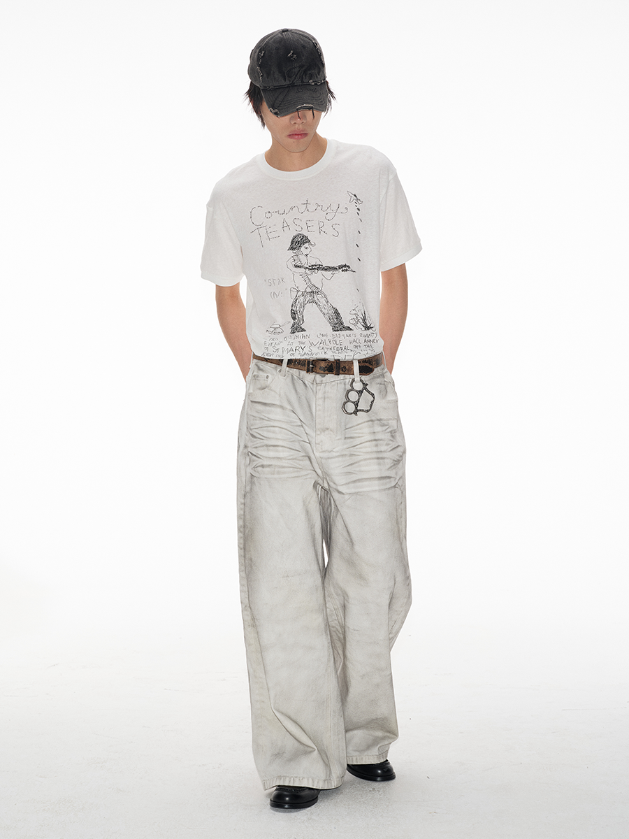 Country Teasers Sketch Graphic T-Shirt
