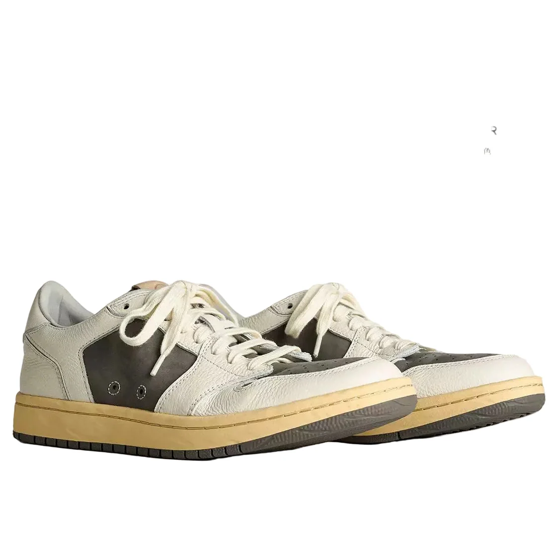 Vintage Court Cowhide Leather Sneakers - Skipkicks