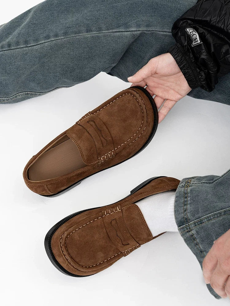 Chestnut Harbor Suede Loafers