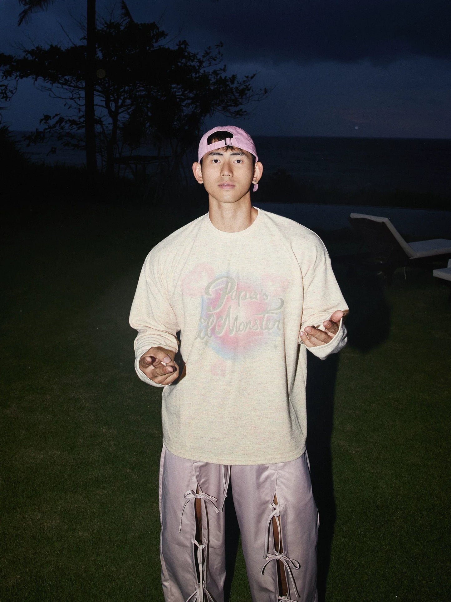 Pastelfade Graphic Long Sleeve Tee