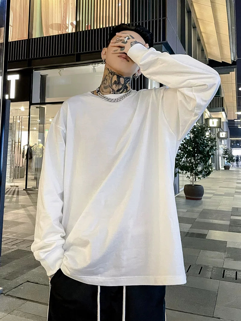 Essential Oversized Long‑Sleeve Tee