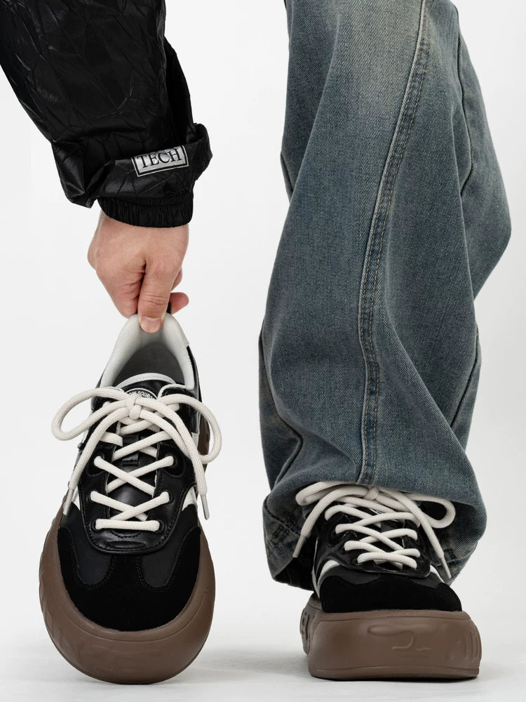 Sandstone Block Sole Sneakers