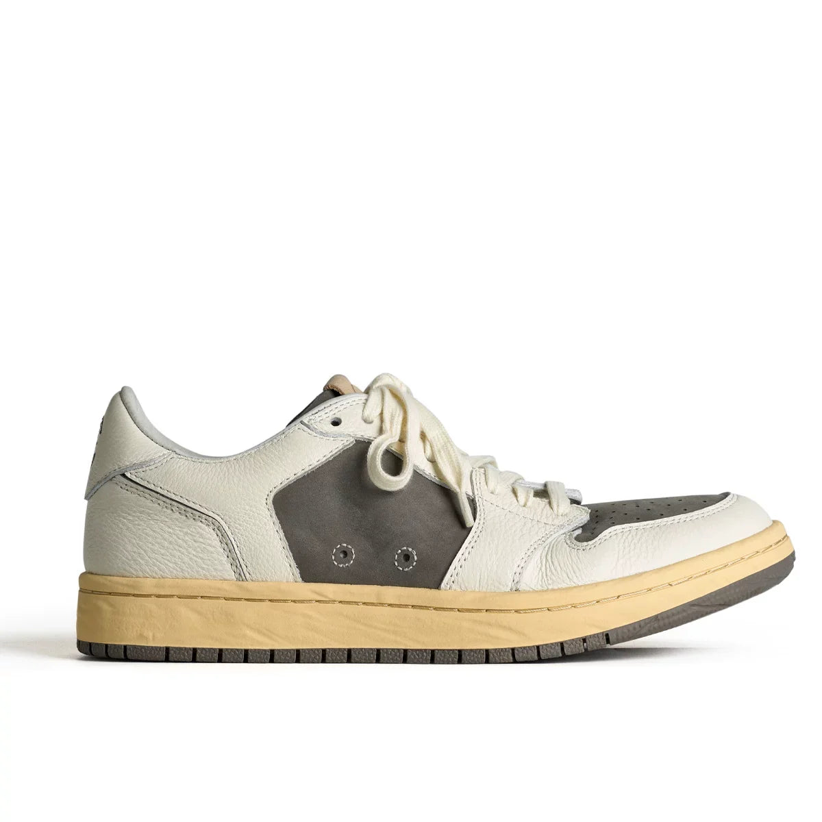Vintage Court Cowhide Leather Sneakers - Skipkicks
