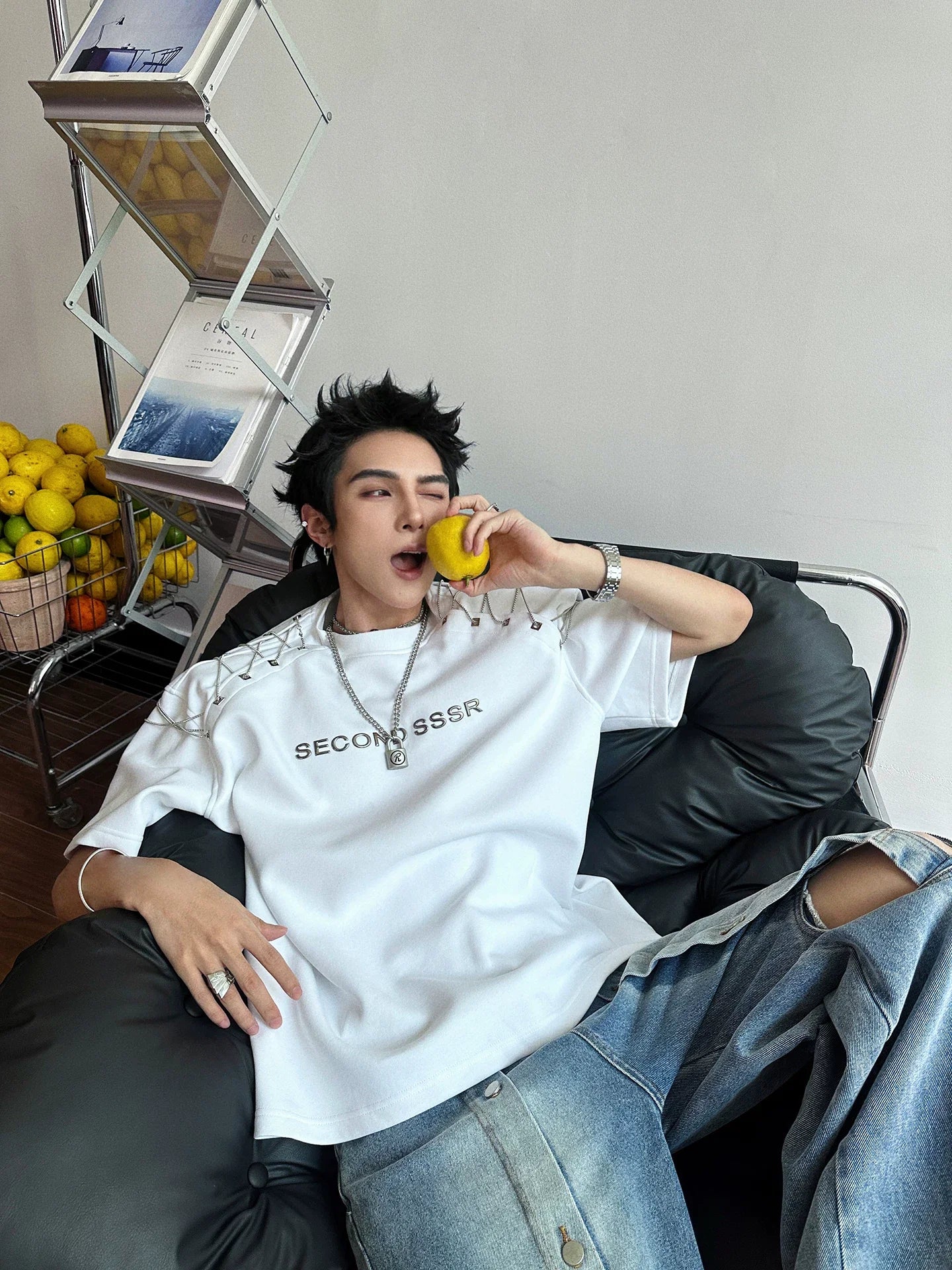 Second Signal Chainlace Tee
