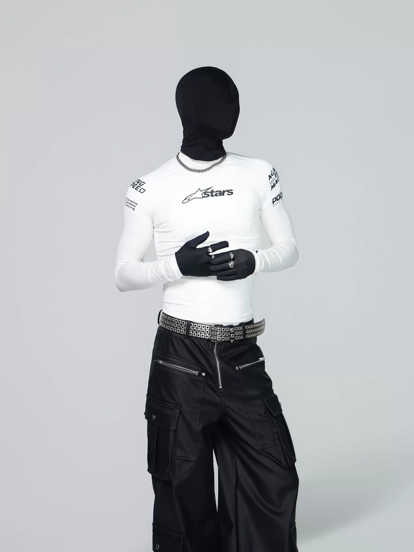 Astroline Black Apex Racing Baselayer Tee