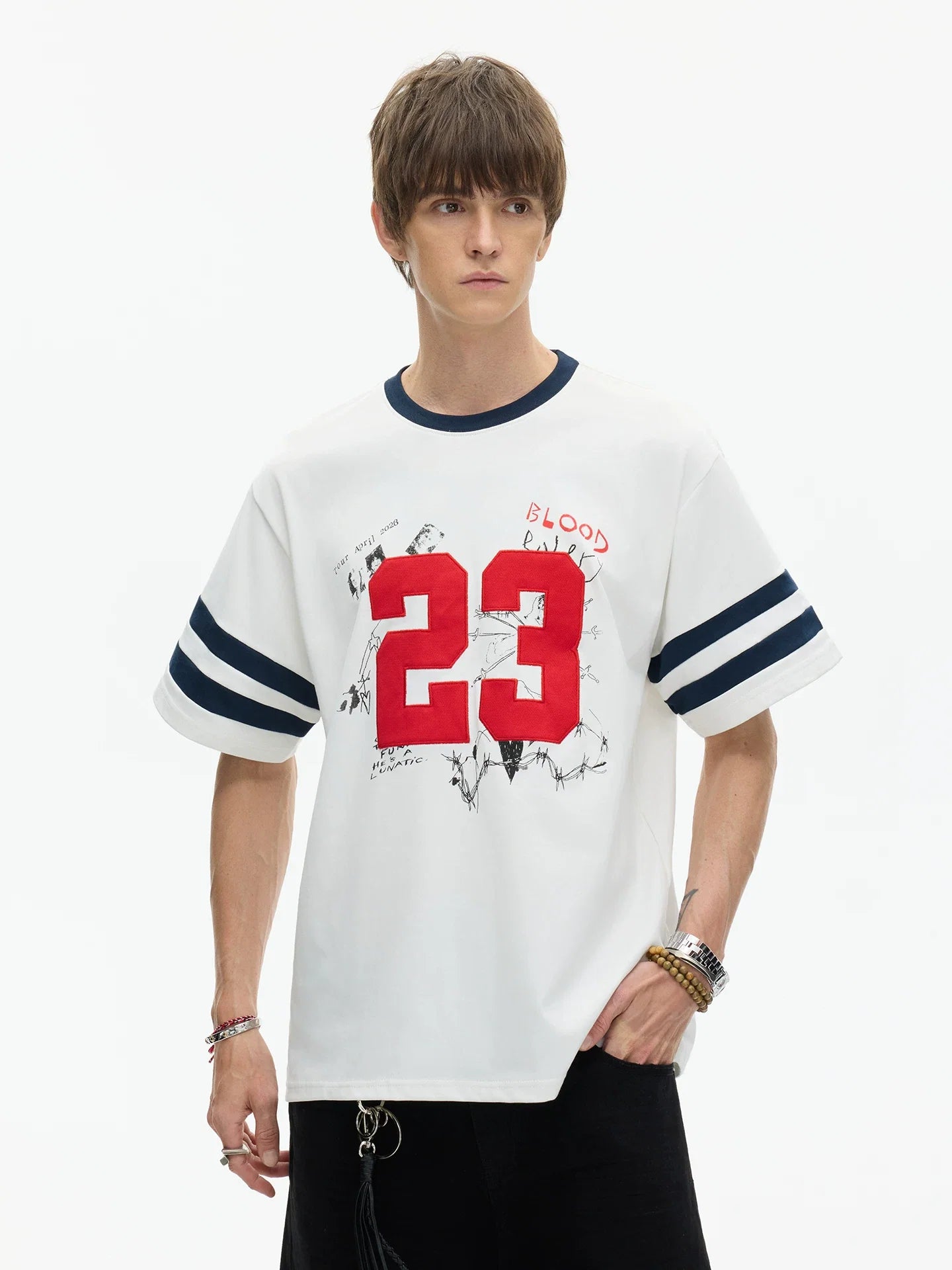 Blood Tour 23 Varsity Tee
