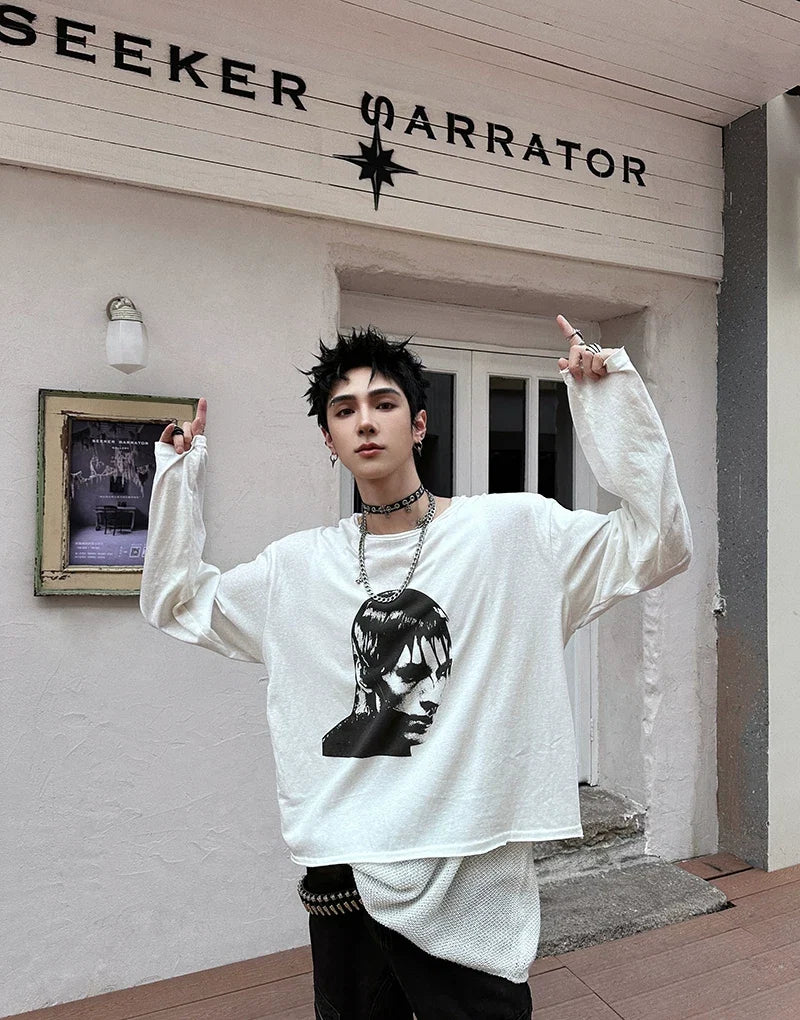 Vivid Void Portrait Longsleeve Tee