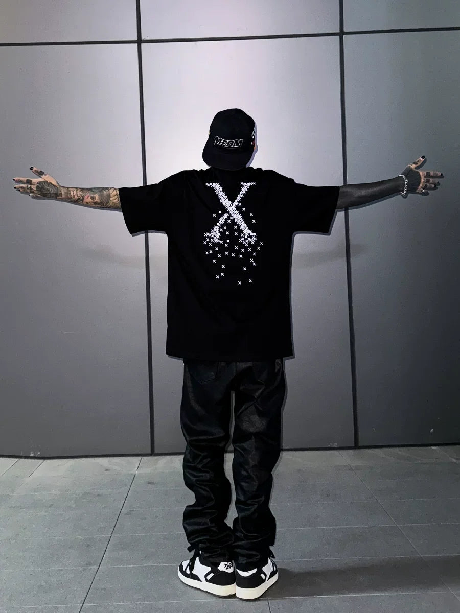 Crossfade Pixel‑X Graphic Tee