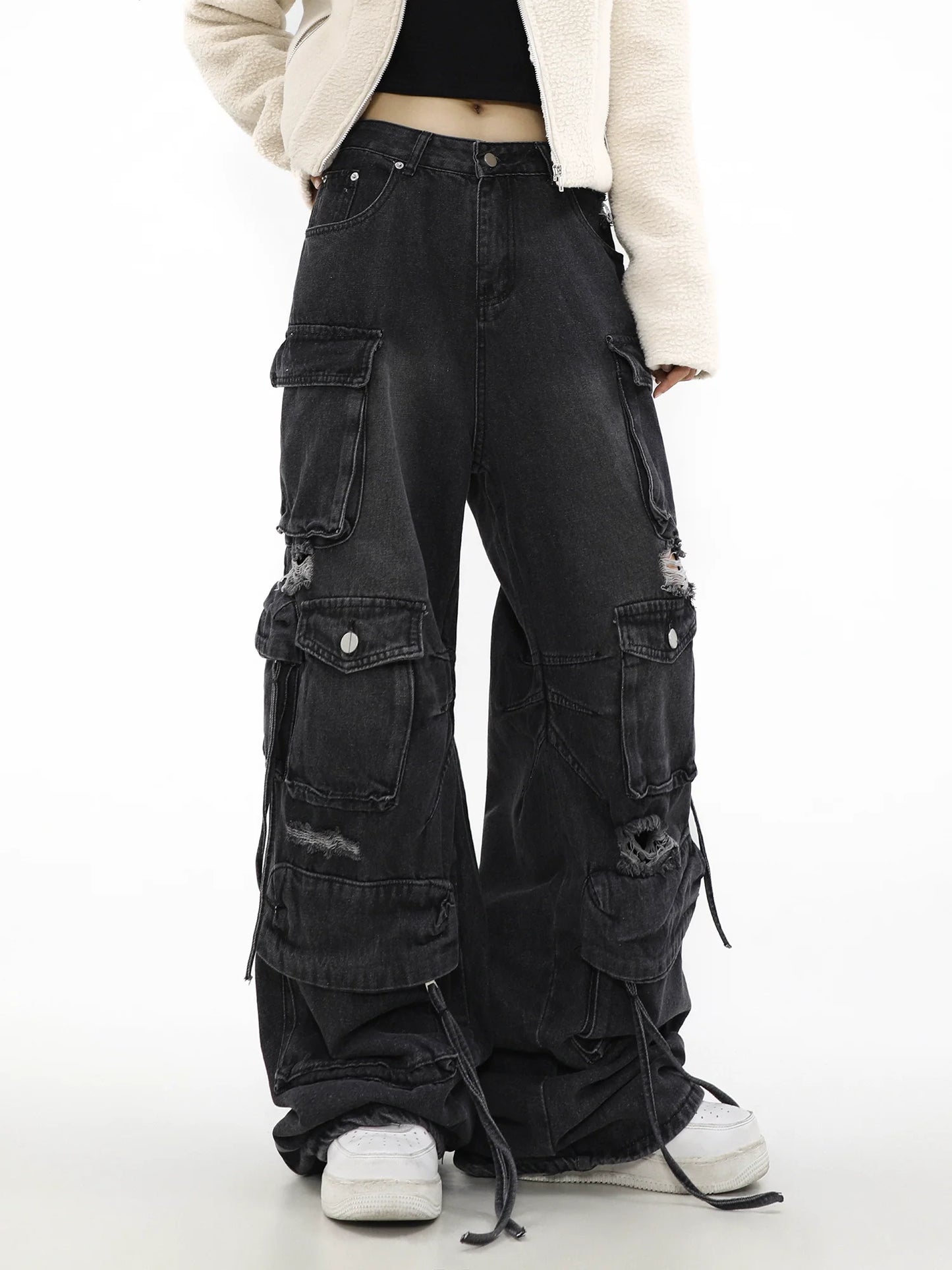 Rogue Stack Multi-Pocket Cargo Jeans