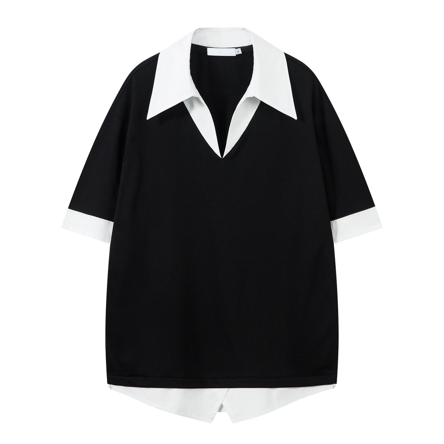 Frost Layered Collar Polo Tee