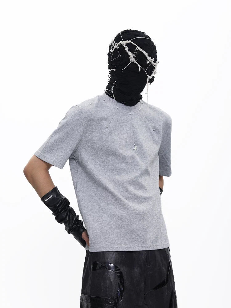Halo Tether Studded Pendant Tee