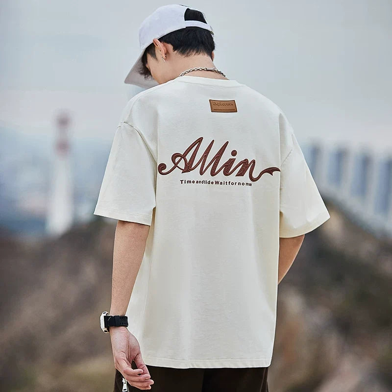 Heritage Script Graphic Oversized Tee