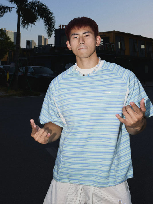 Skyline Ripple Stripe Tee
