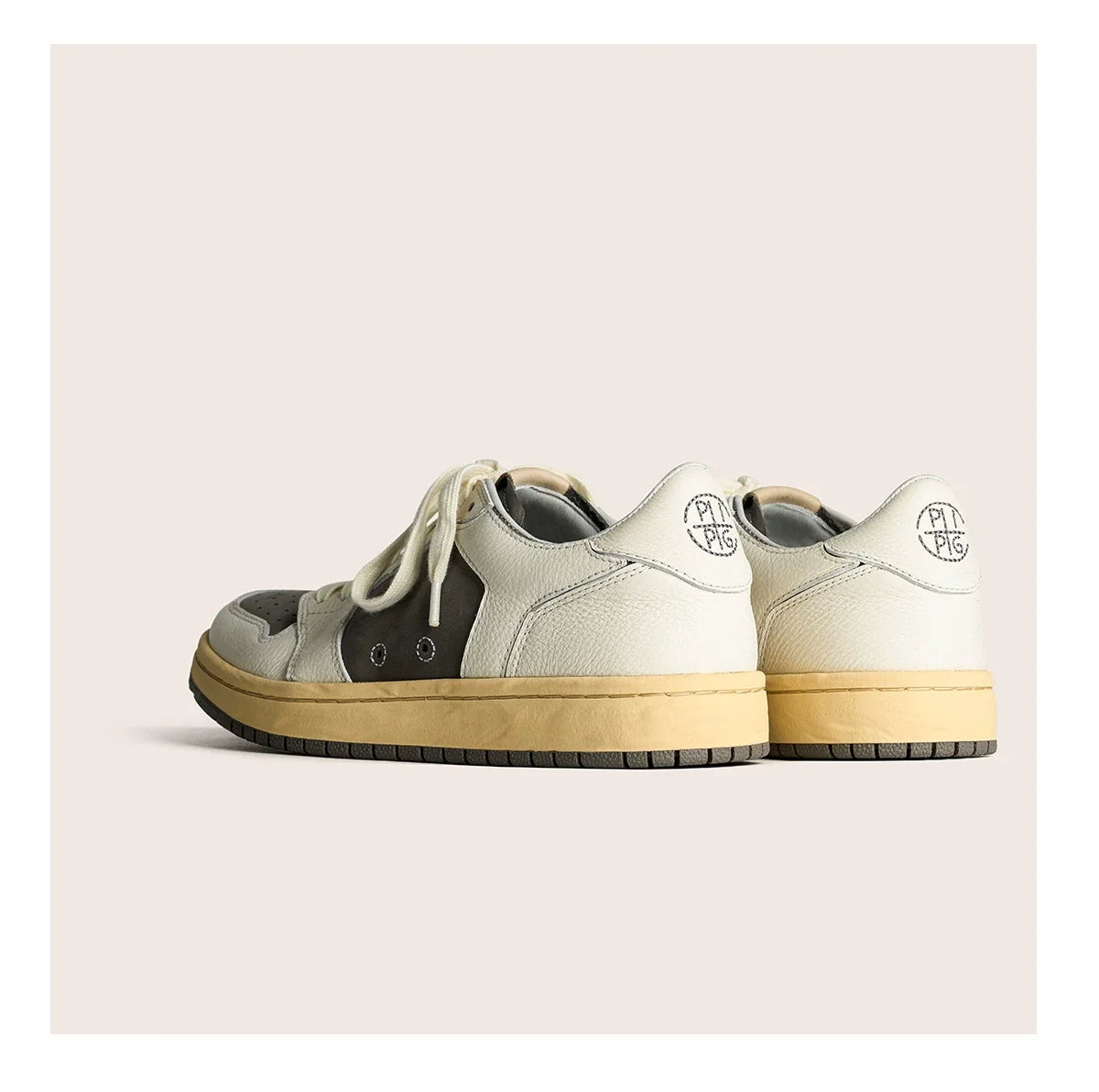 Vintage Court Cowhide Leather Sneakers - Skipkicks