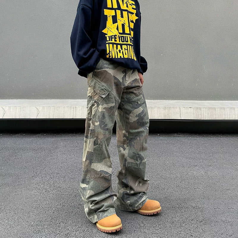 Dust Field Camo Cargo Pants - Ultimate Comfort and Utility