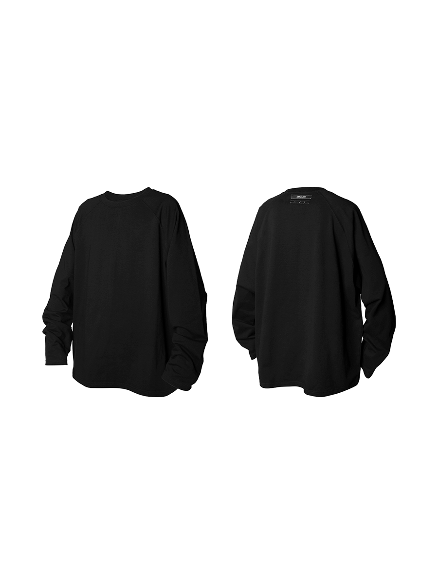 Minimalist Raglan Long Sleeve T Shirt
