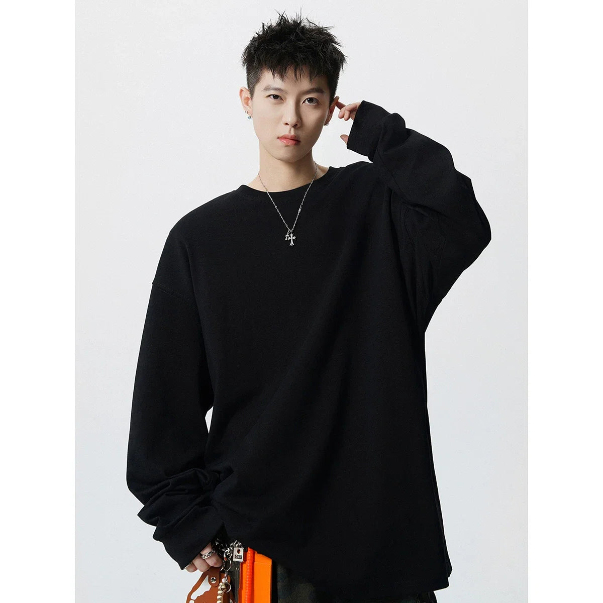 Cloudline Oversized Long-Sleeve Tee