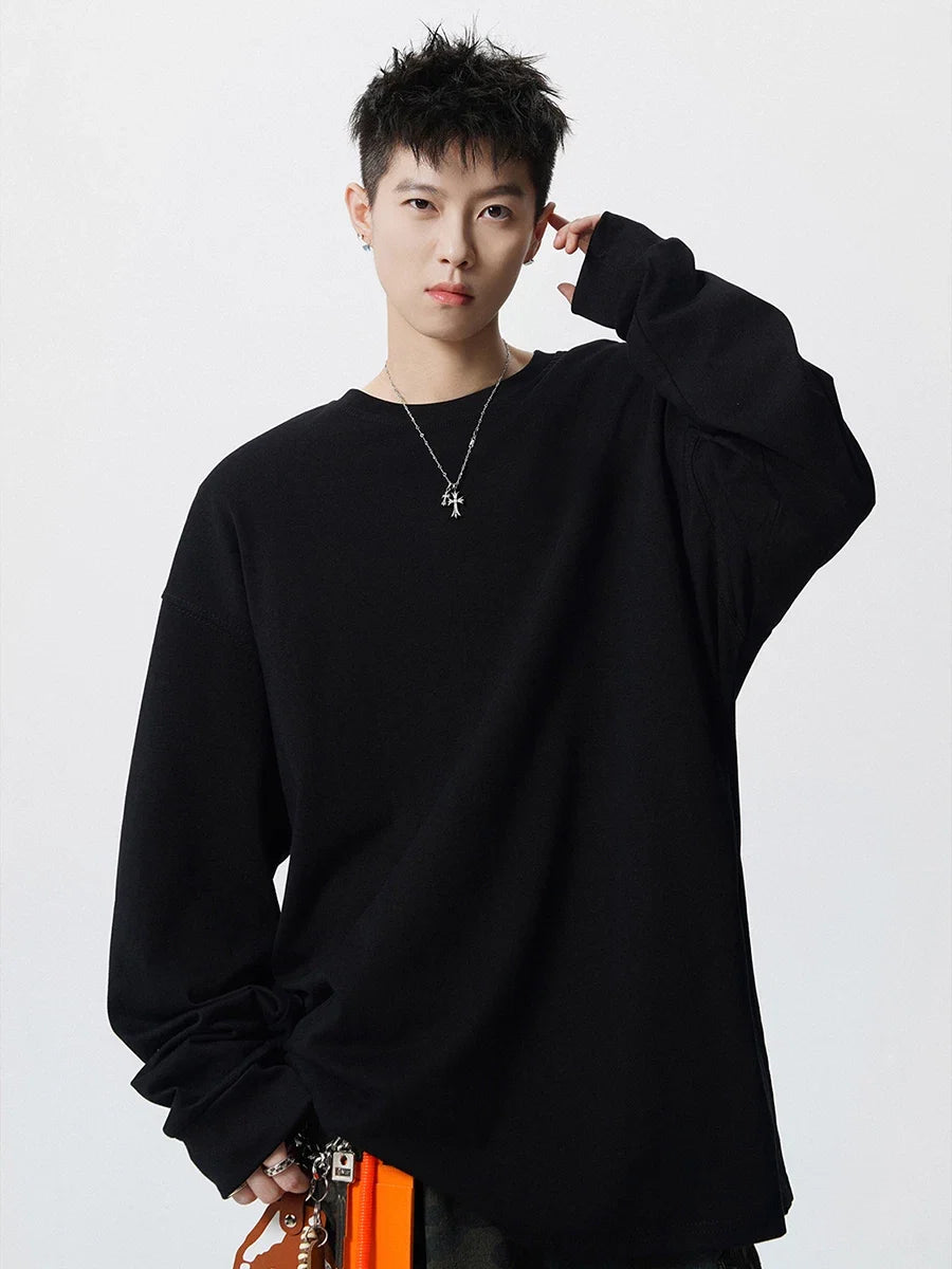 Cloudline Oversized Long-Sleeve Tee