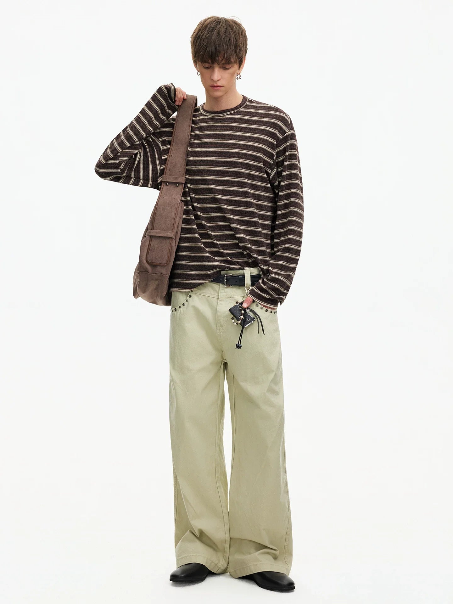 Strata Stripe Long‑Sleeve Tee