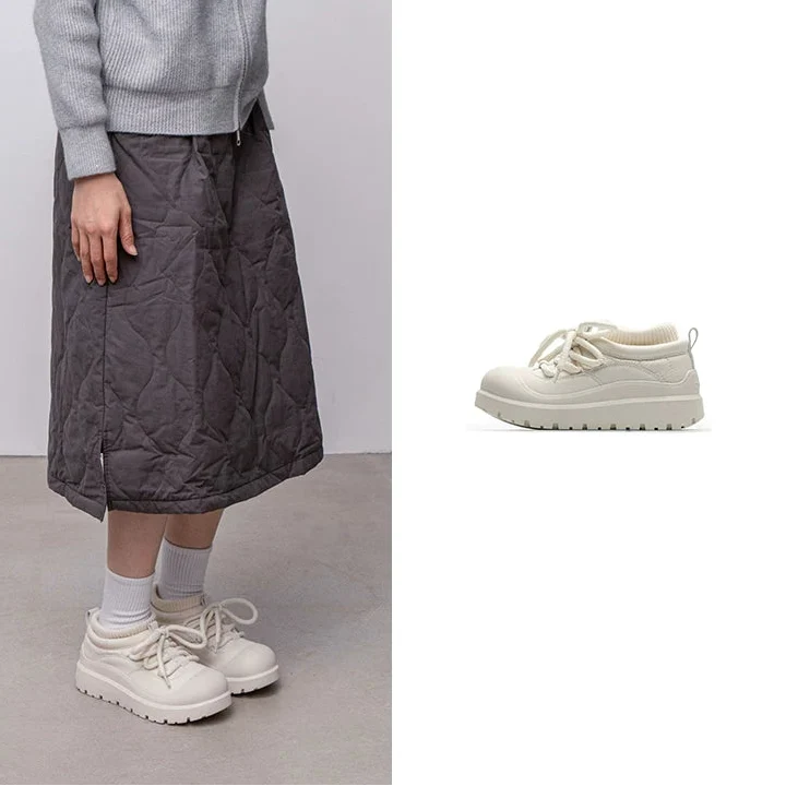Alpine Grip Fleece-Lined Platform Sneakers