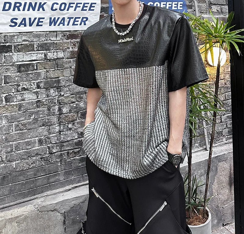 Chrome Grid Splice Panel Tee