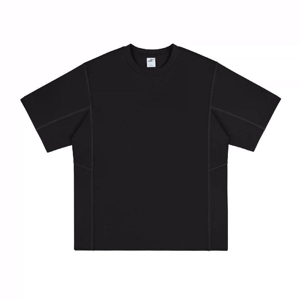 Loose Fit Patchwork Tee In Cool Cotton