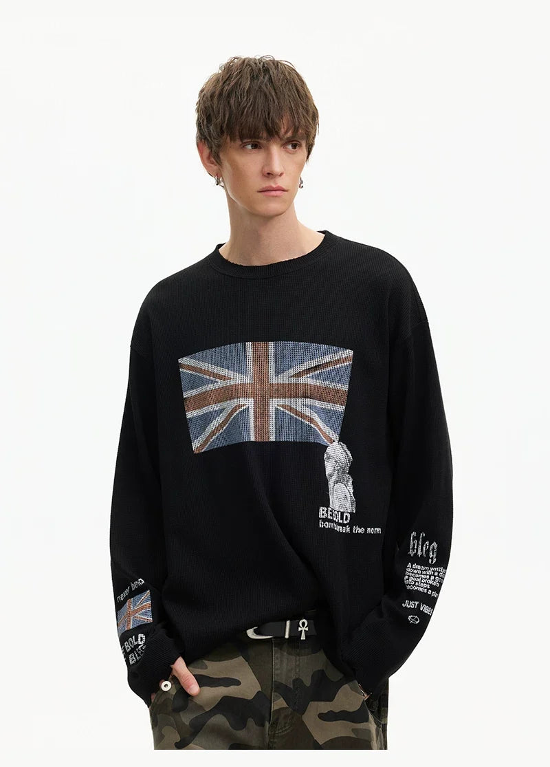 Union Wave Waffle Long-Sleeve Tee