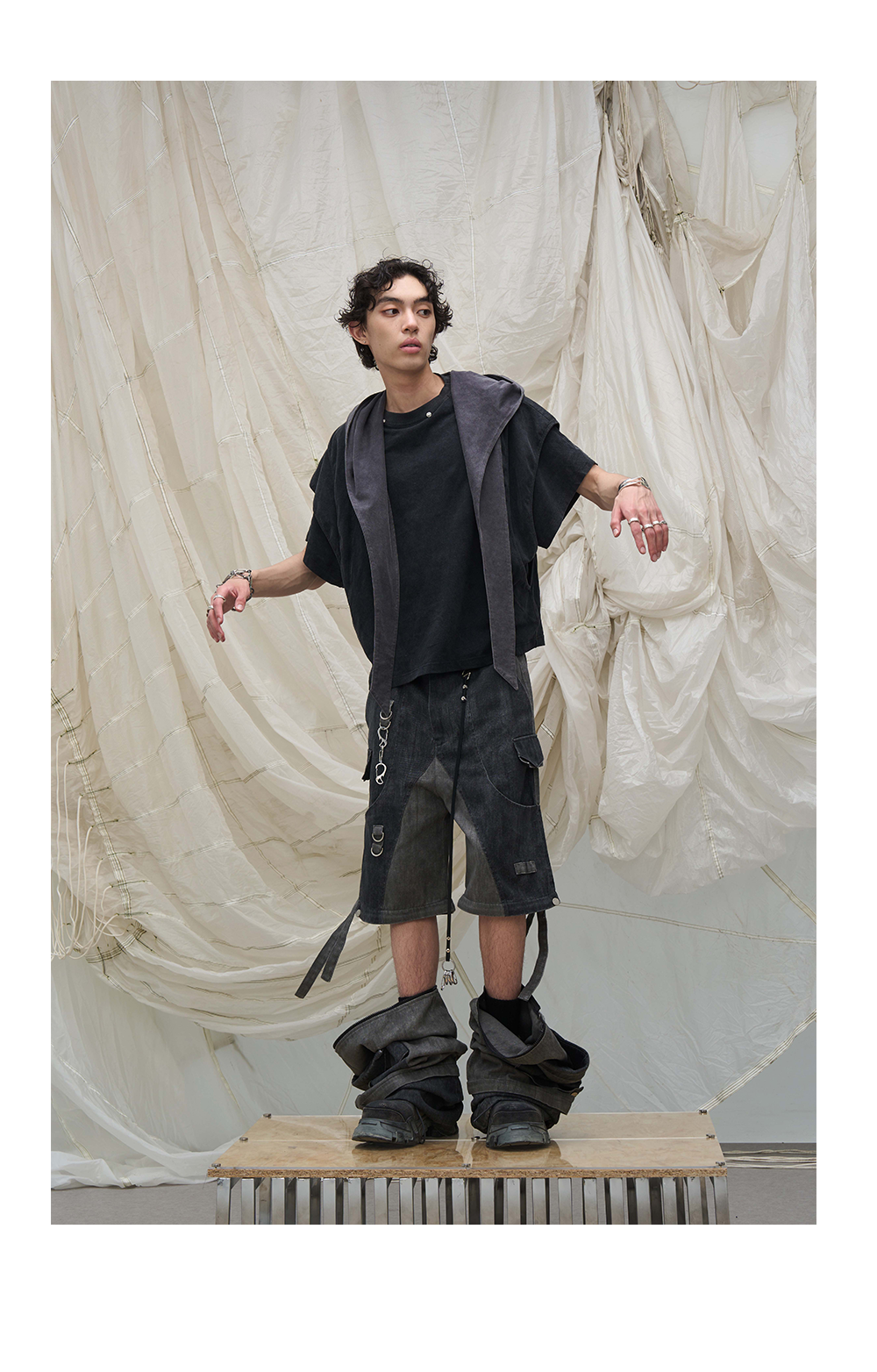 Convertible Panel Cargo Wide Leg Pants - Versatile Comfort for Every Occasion