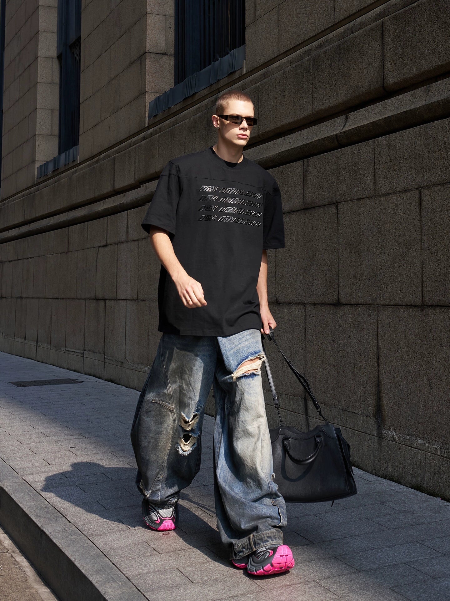 ShadowScript Embossed Street Tee