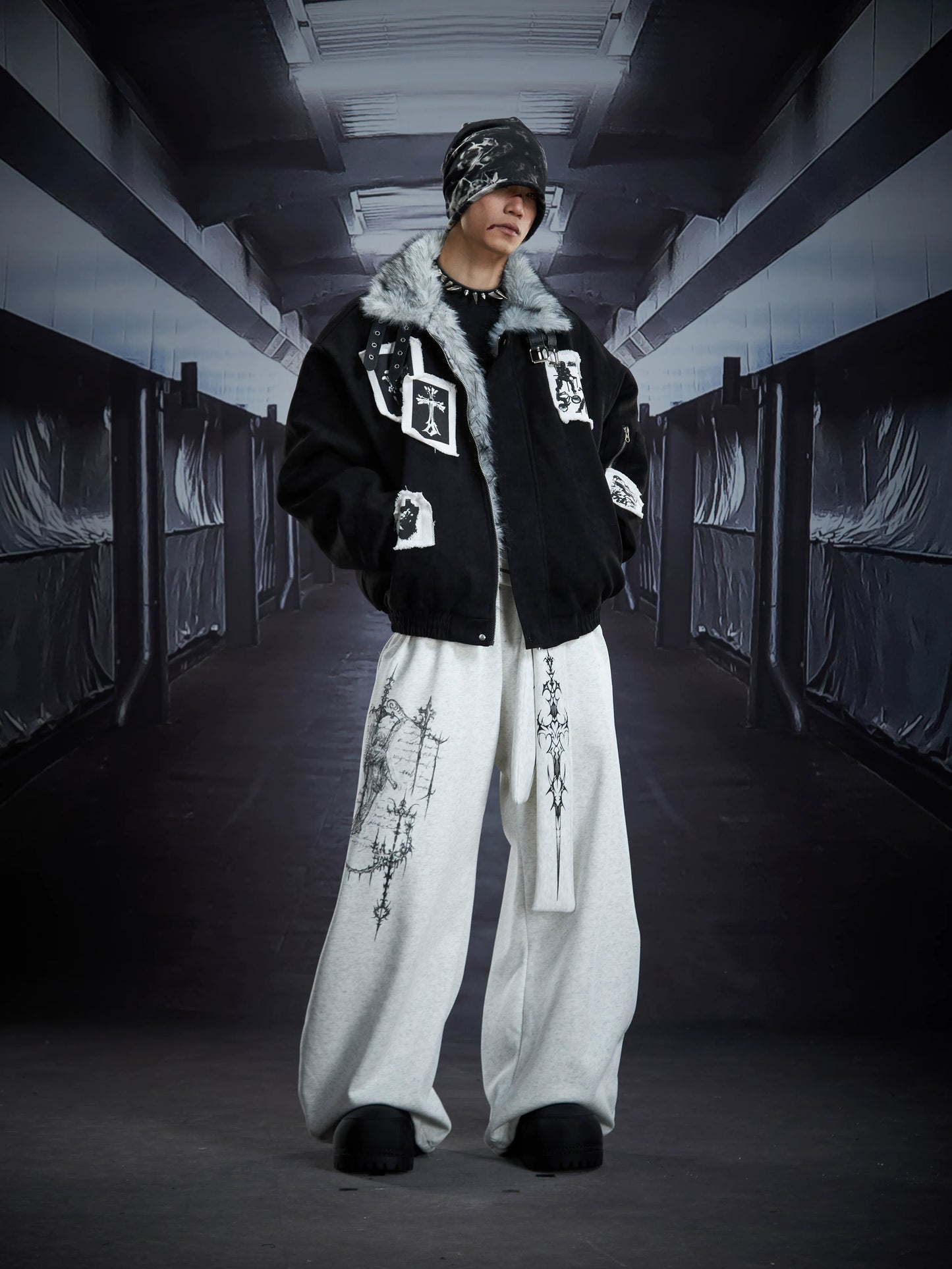Nocturne Sigil Drape Cargo Pants
