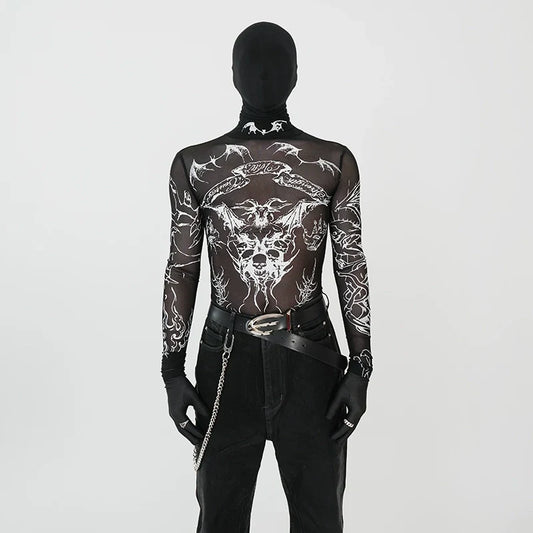 Nightspawn Tattoo Mesh Top