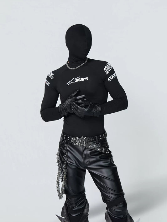 Astroline Black Apex Racing Baselayer Tee