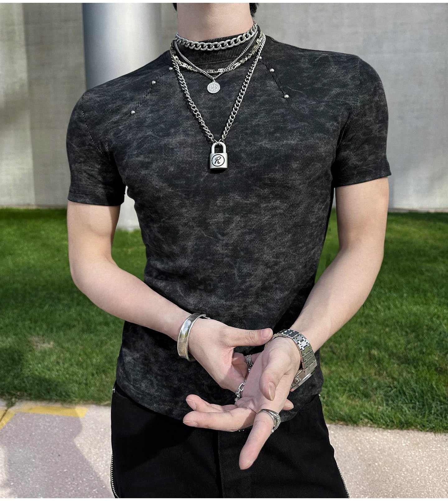 Shadow Fade Alloy-Ring Tee