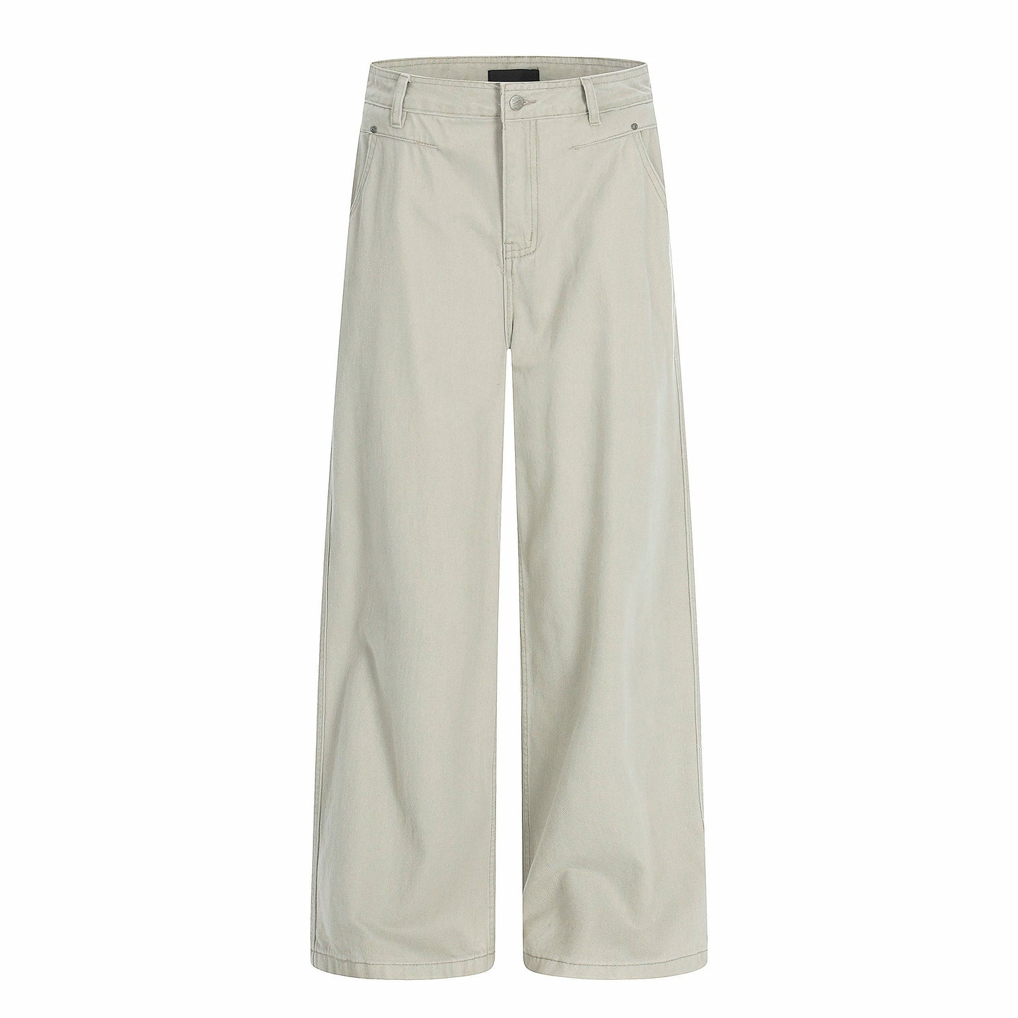 Harbor Cargo Wide‑Leg Canvas Pants