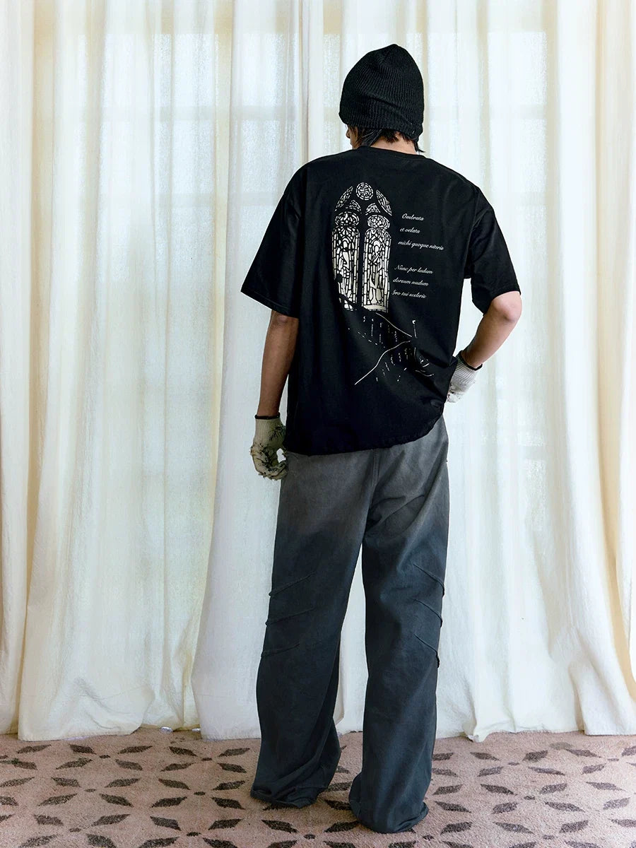 Gothic Doorway Illustration Graphic Tee