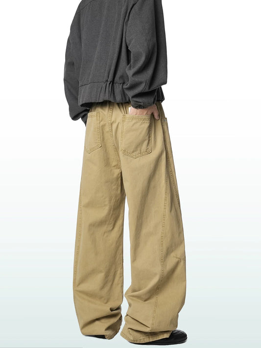 Sage Drift Wide Cargo Trousers