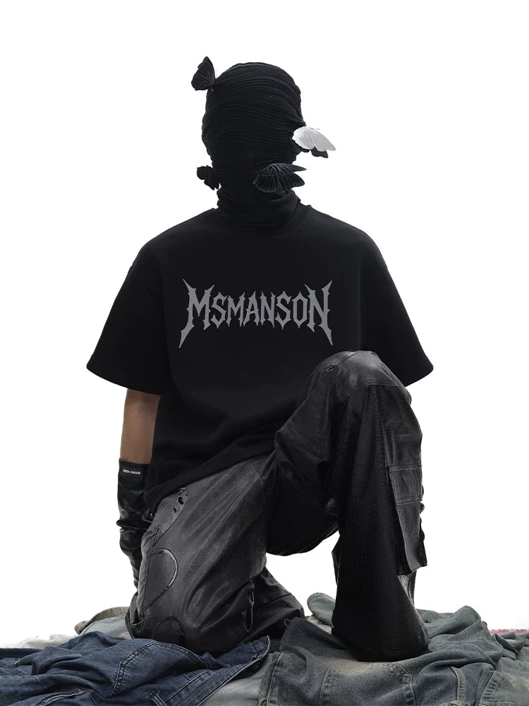 Void Script Logo Oversized Tee