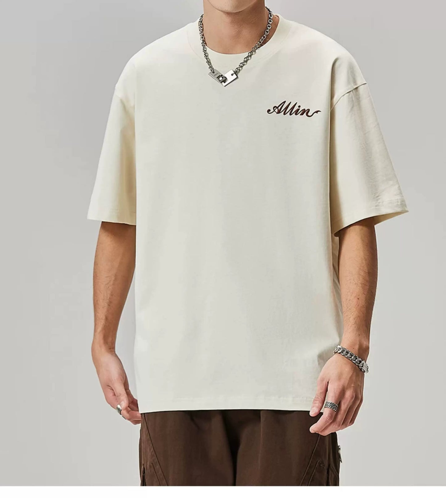 Heritage Script Graphic Oversized Tee